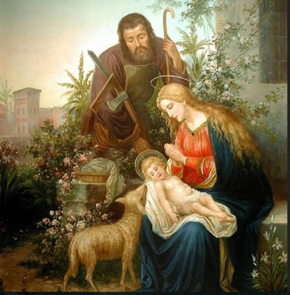 Живопись Ханс Зацка Дева Мария