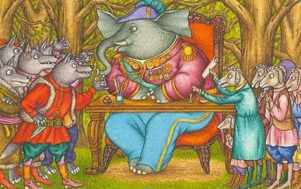 Басни Крылова 2 класс слон и моська