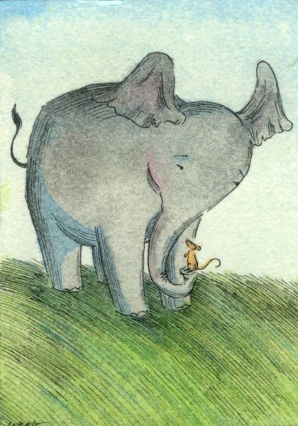 Слон и моська. Басни