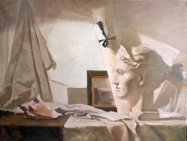 Академия художеств Репина гипсовые головы в живописи