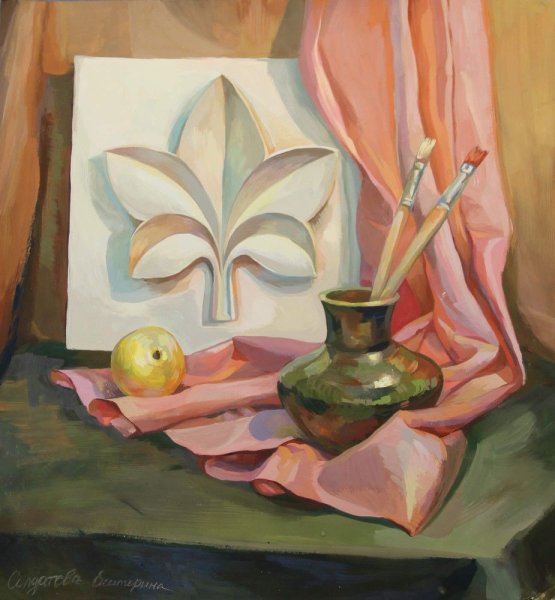 Декоративный натюрморт Строгановка Строгановка