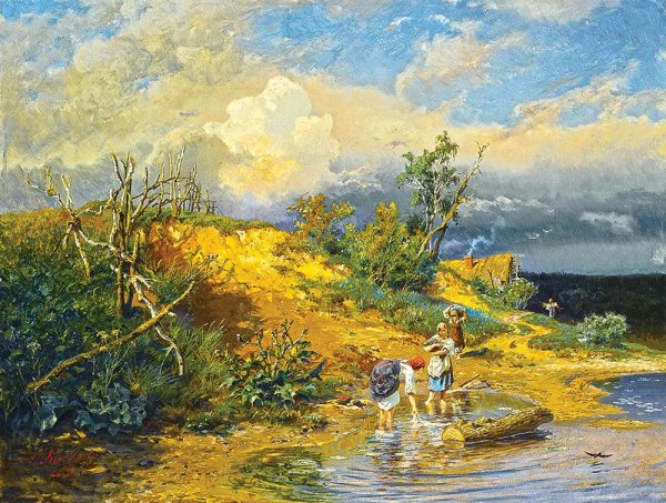 Саврасов Новодевичий монастырь 1890