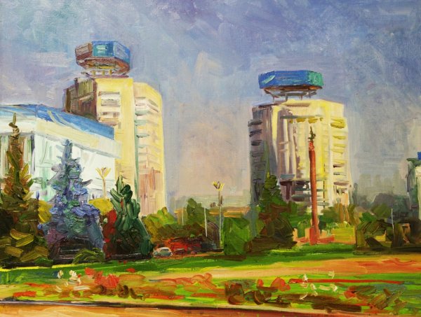 Алматы иллюстрация