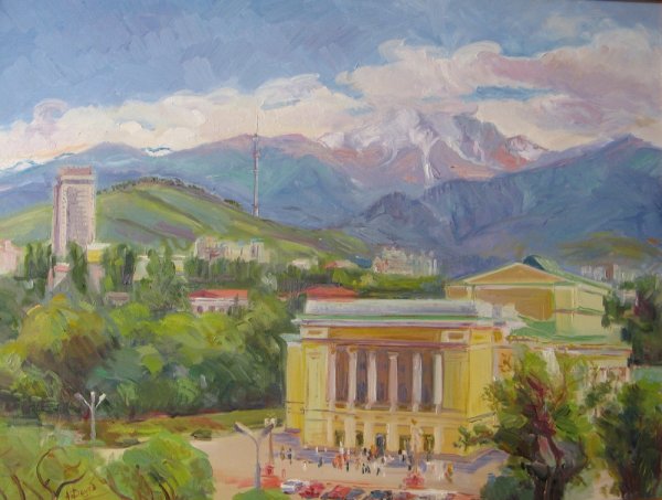 Алма-Ата в живописи
