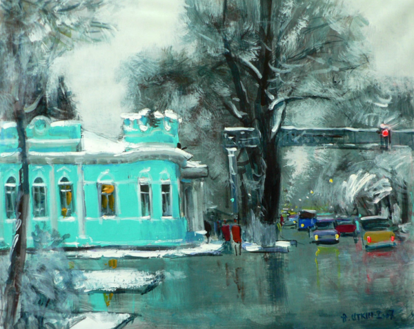 Картина горы Алматы