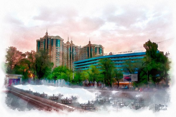 Картины художника Хлудова а Алма-Ате