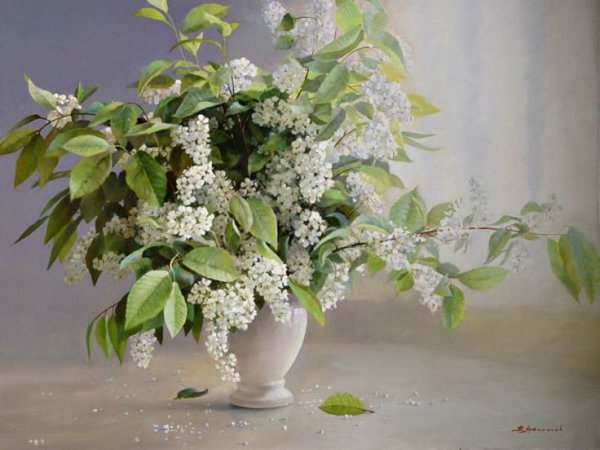 Живопись Валерий Мокрушин черемуха