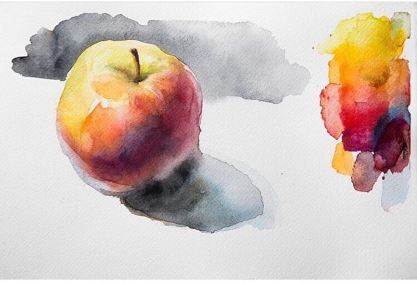 Акварелью лессировка Академическая живопись