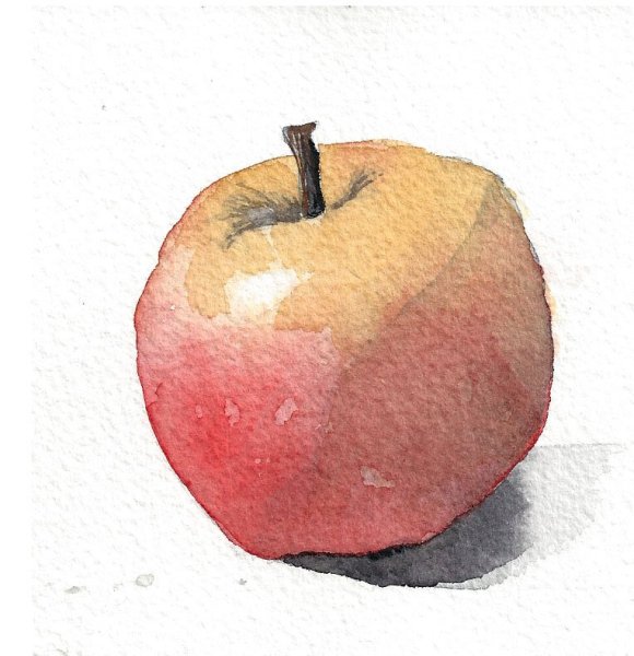 Яблоко лессировка