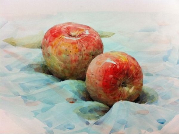 Джон Черрин натюрморт акварель