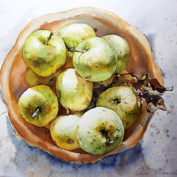 Olga Moskaleva акварель