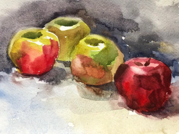 Этюды акварелью