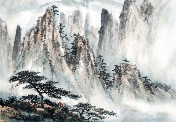 Китайская живопись Шань шуй китайские художники горы
