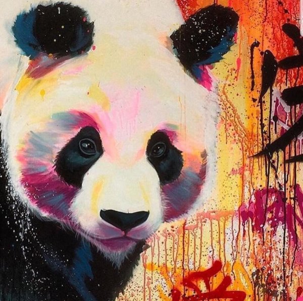 Панда арт