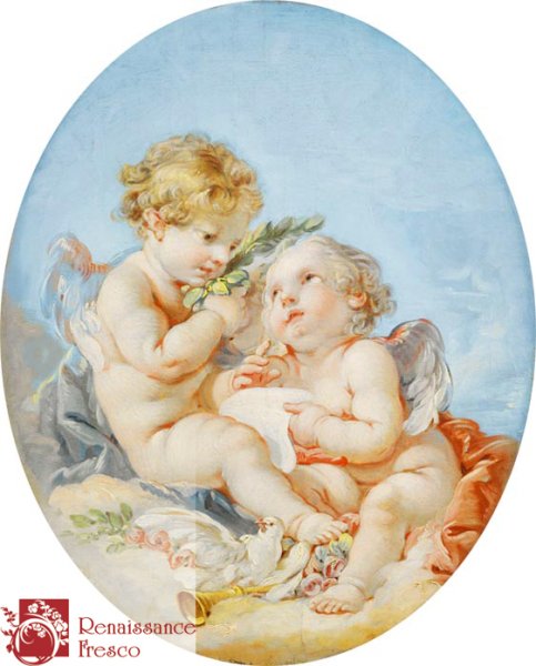 Жан Оноре Фрагонар ангелочки