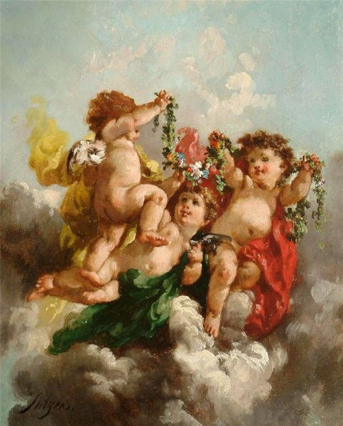 Ренессанс эпоха Возрождения картины ангелочки