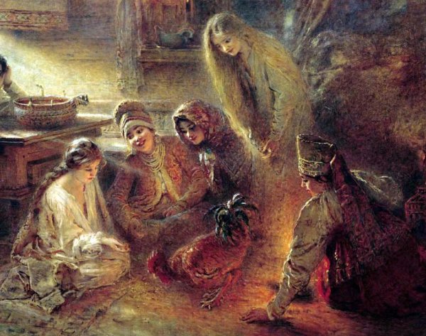 Константин Маяковский святочные гадания