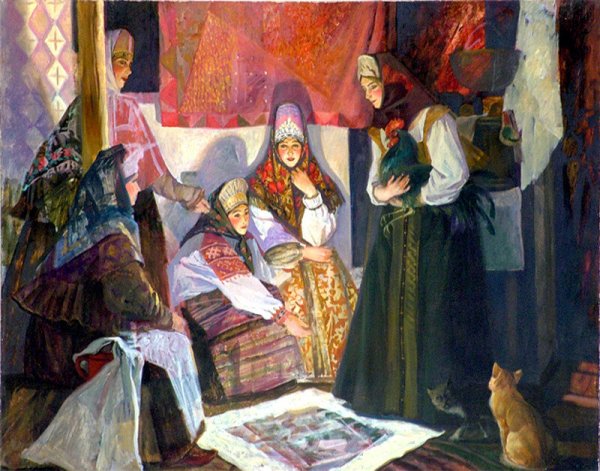 Сергеев Юрий художник святочные картины