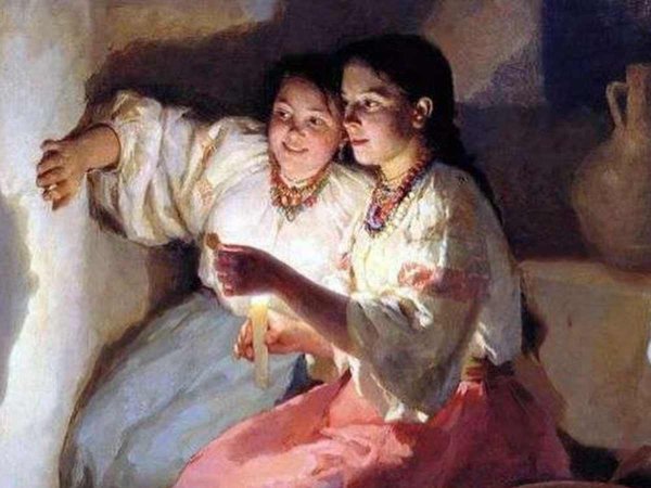 Святочные посиделки на Руси