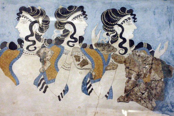Минойская цивилизация фрески