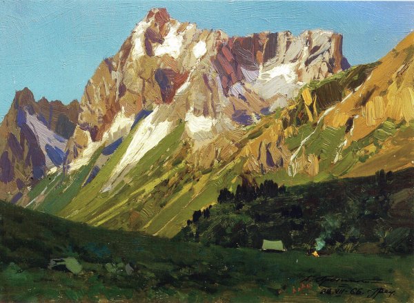 Озеро Клухорское Гречишкин