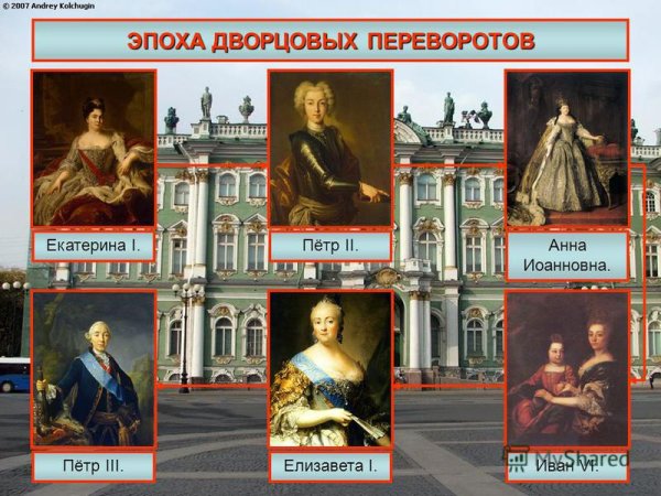 Эпоха дворцовых переворотов Екатерина 1
