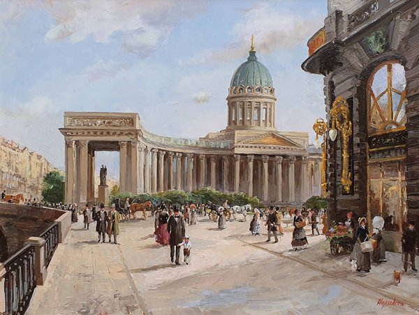 Питер Казанский собор живопись