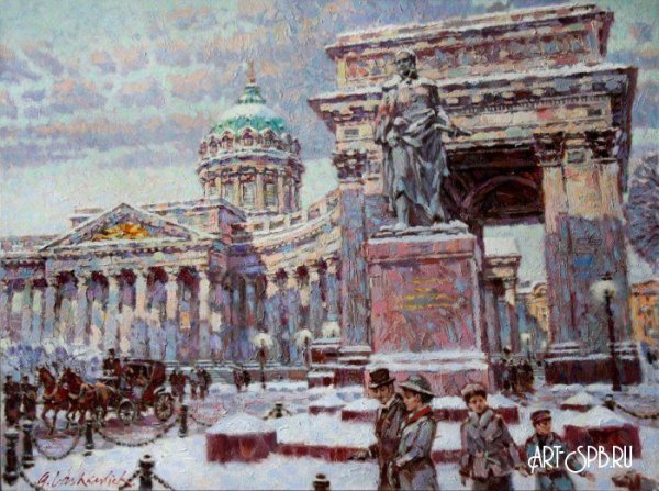 Питер Казанский собор живопись