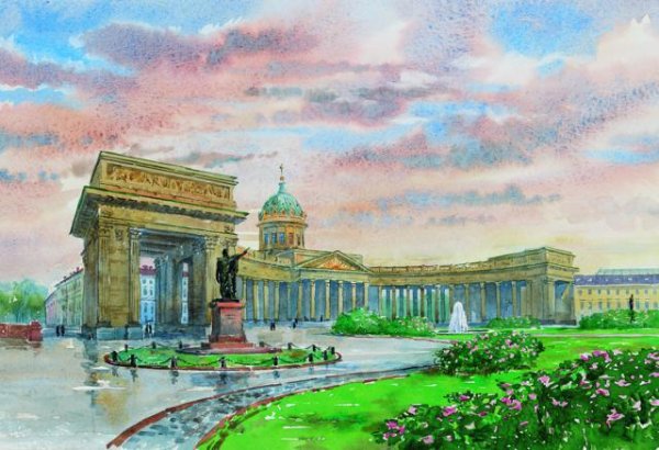 Питер Казанский собор живопись