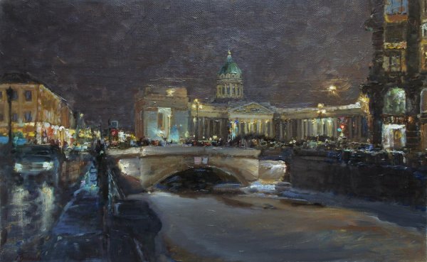 Казанский собор маслом