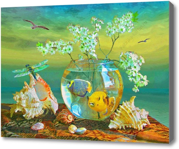 Аквариум маслом