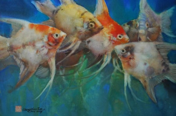 Cheng-Khee Chee акварель