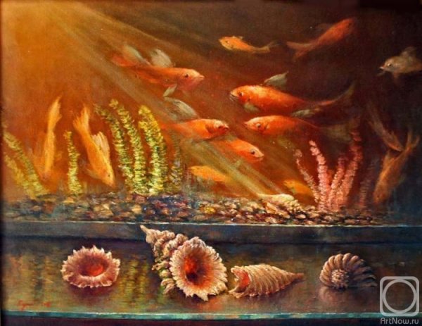 Золотая рыбка художник