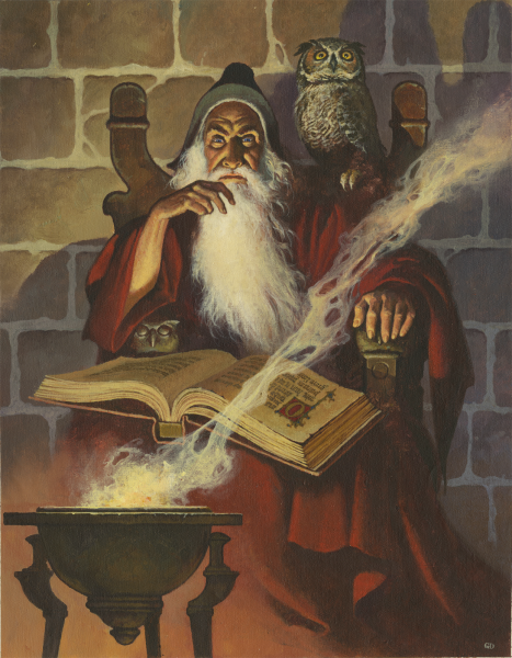 Merlin волшебник Art