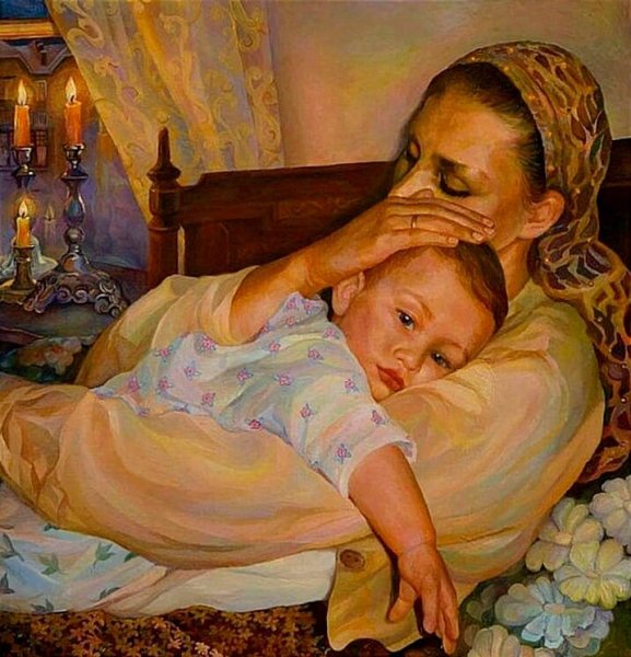 "Мать и дитя", Жук, 1906