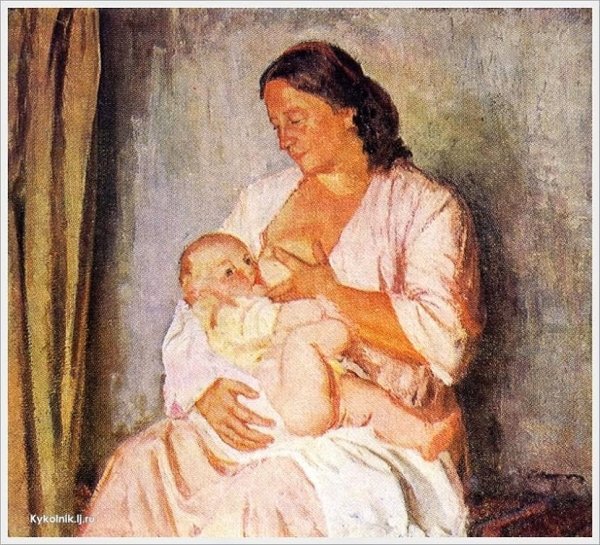 "Мать и дитя", Жук, 1906