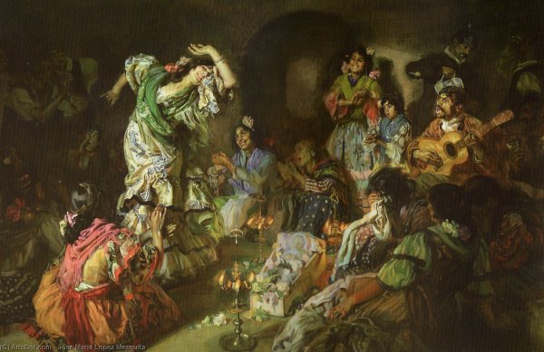 Живопись Кочующие цыгане