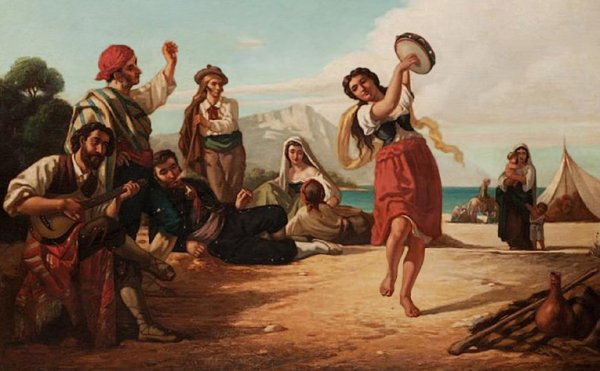 Цыганский табор 19 век