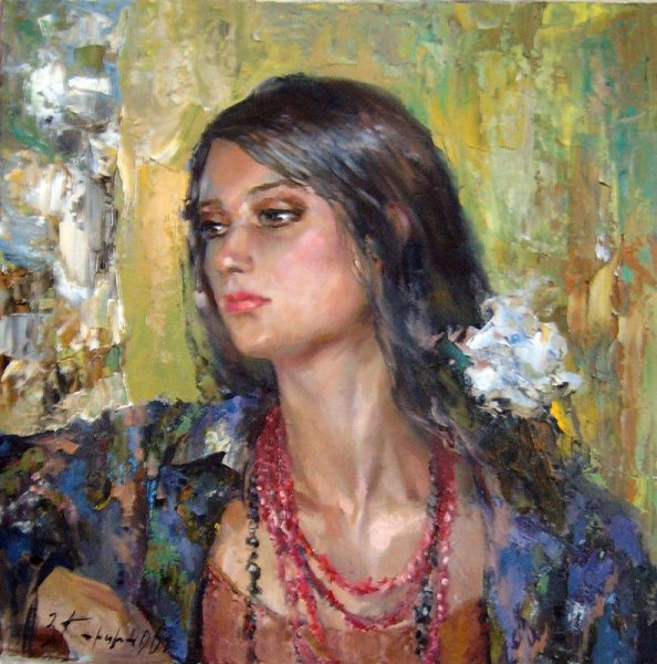 Портретная живопись цыганка