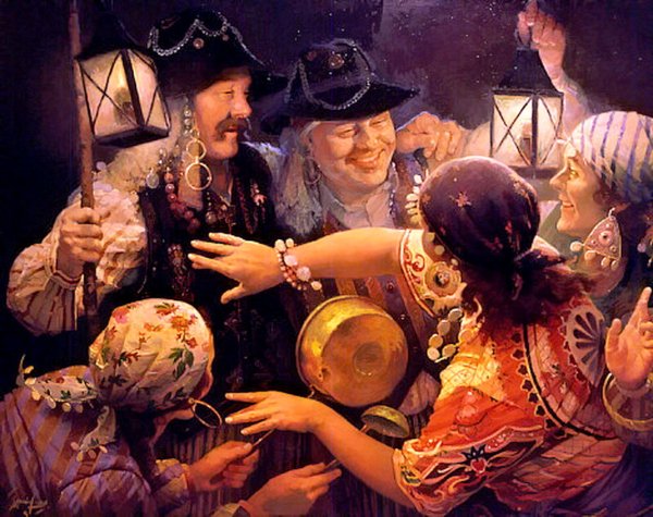 Цыгане в живописи 19 века