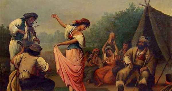 Живопись Кочующие цыгане