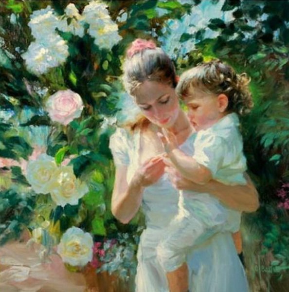 Волегов Владимир художник картины мать и дитя