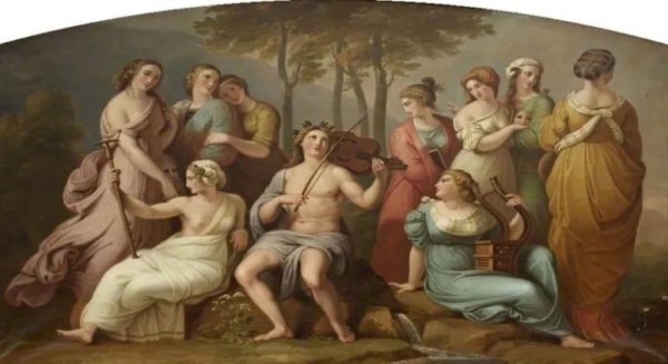 Рафаэль Парнас Аполлон и музы