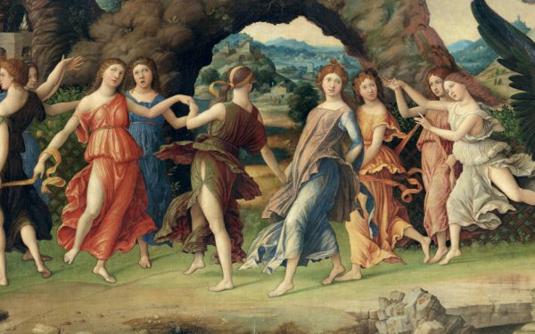 Древняя Греция 9 муз и Аполлон