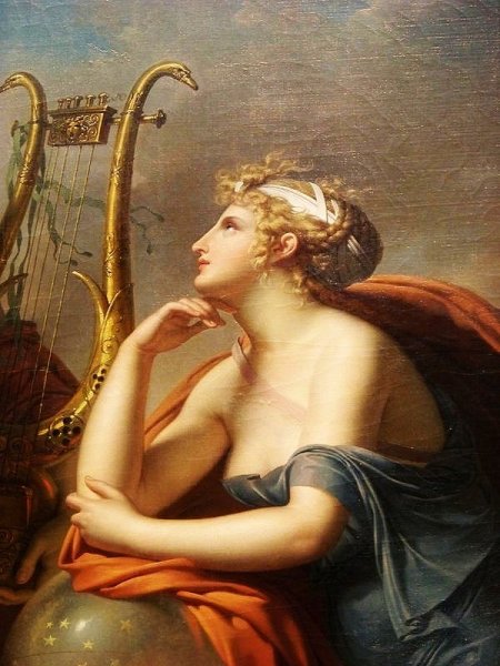 Эрато Муза Греции картина