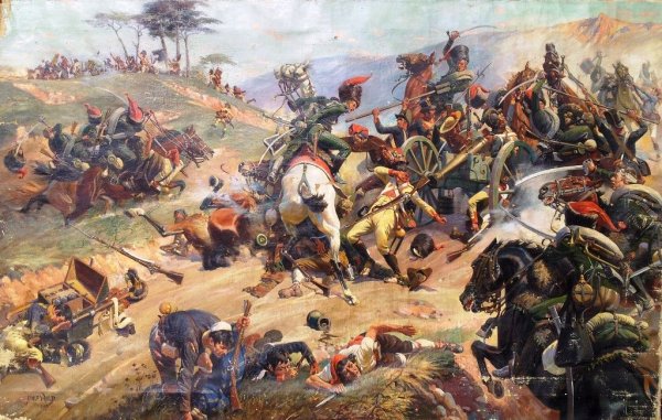 Наполеон битва Ватерлоо картина