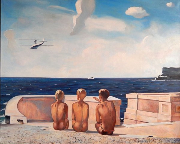 Будущие лётчики. А. Дейнека. 1938
