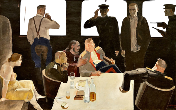 Дейнека на допросе штаб белых