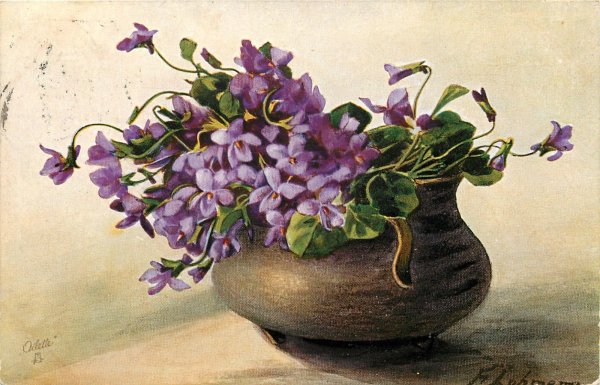 Шилов фиалки картина