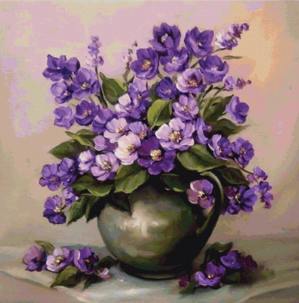 Картины фиалки Коттерилл